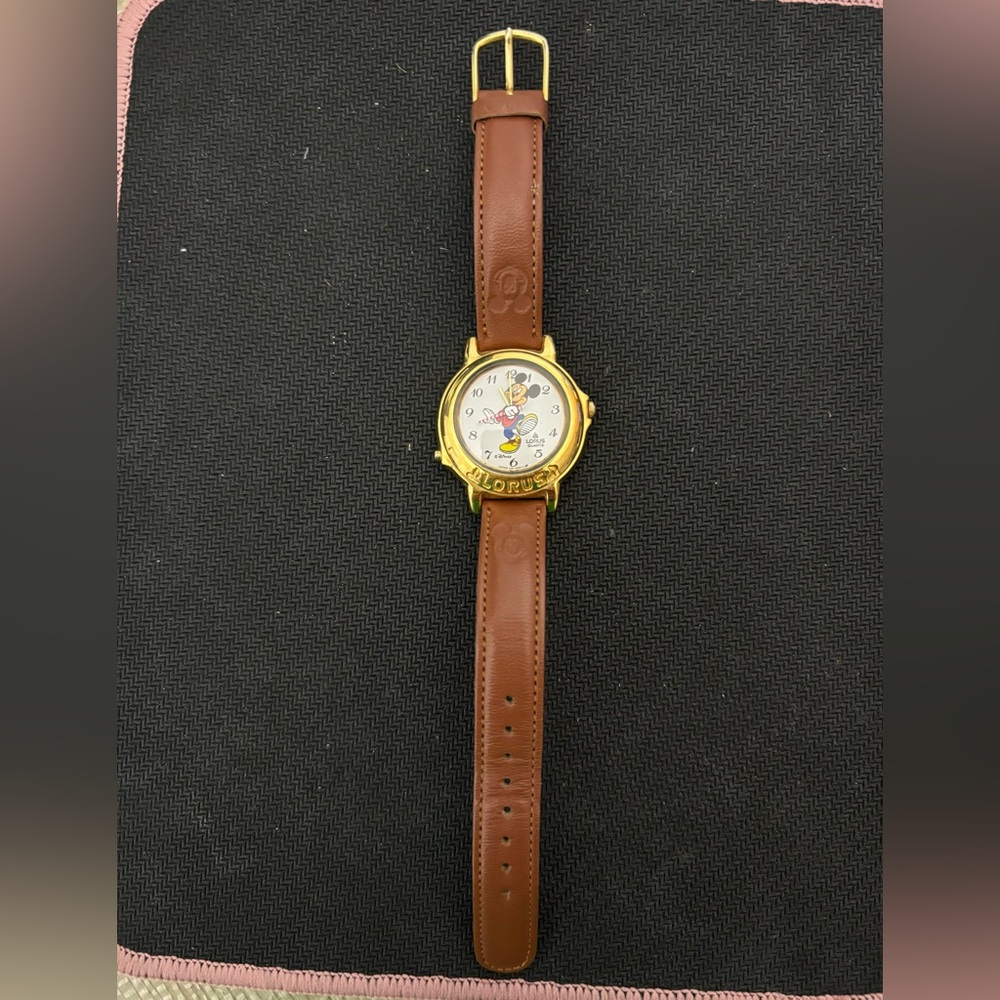 Disney Mickey Lorus Vintage Watch